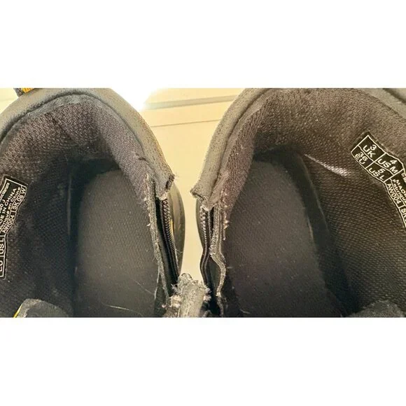 Dr. Martens 1460 Floral Mash Up Black Leather Lace Up Boots Size US 4 Juniors - Picture 14 of 15